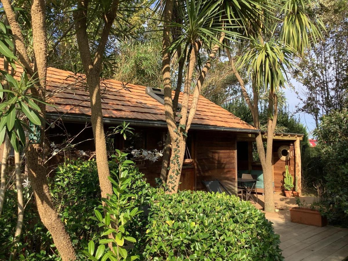 La Cabane D'Arbolateia Piscine & Spa Bidart Exteriör bild