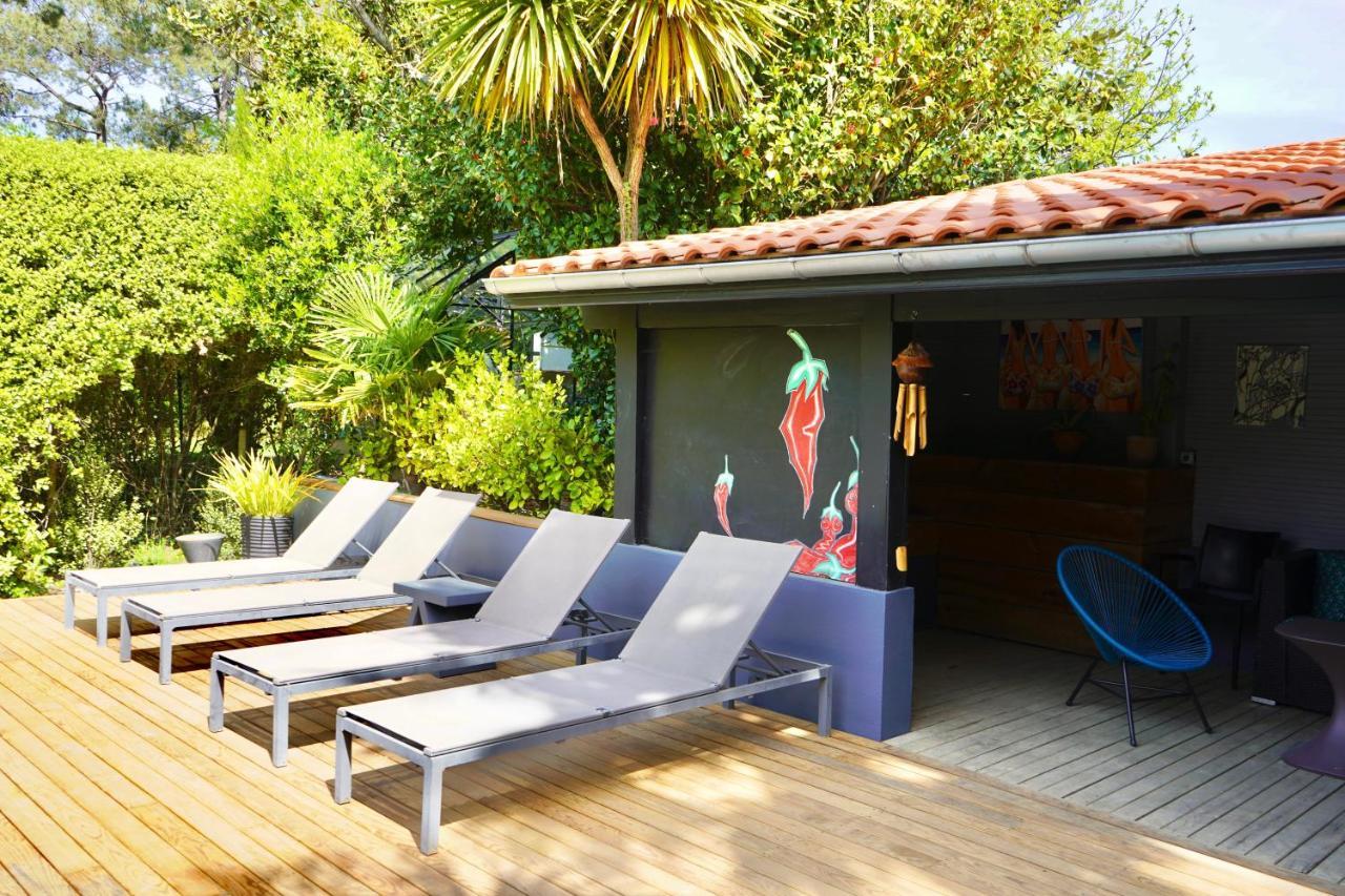La Cabane D'Arbolateia Piscine & Spa Bidart Exteriör bild